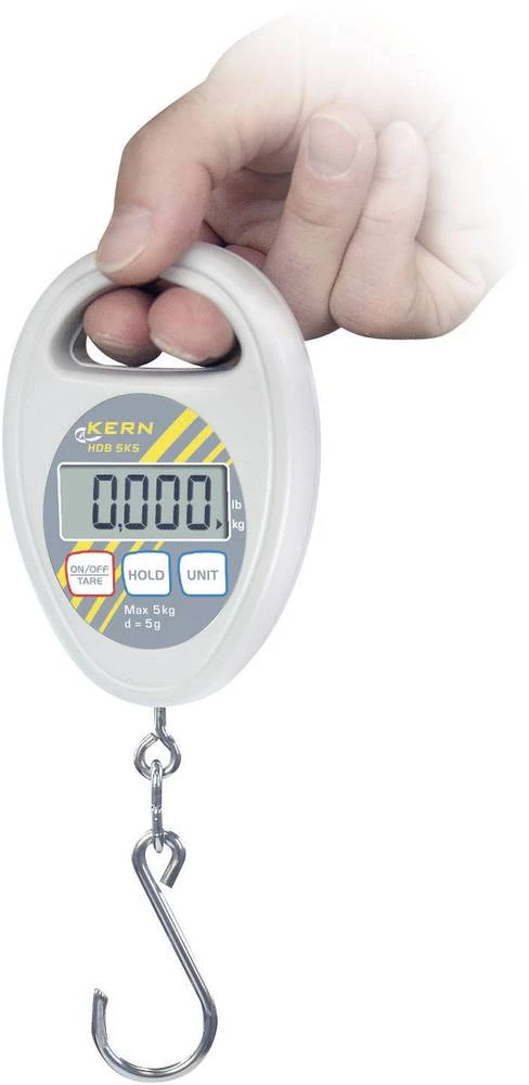 Kalib. ISO-Viseća vaga Kern HDB 5K5 opseg mjerenja (maks.) 5 kg mogućnost očitanja 5 g slika