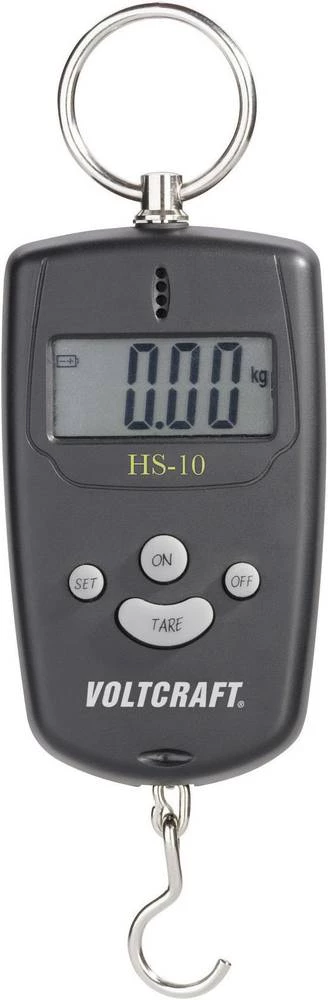 Viseća vaga VOLTCRAFT HS-10L područje vaganja (maks.) 10 kg očitljivost 10 g kalibrirana prema ISO slika