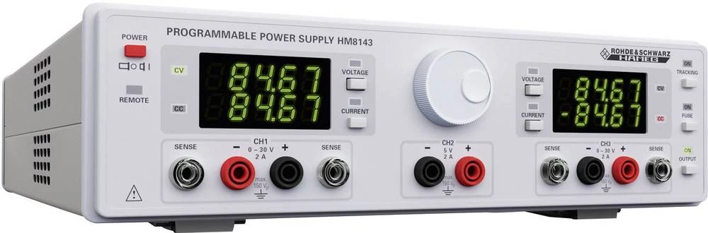 Kalib. ISO-Laboratorijski naponski uređaj, podesivi Hameg HM8143 0 - 30 V/DC 0 - 2 A 130 W USB, RS-232 programabilni, broj izlaz slika