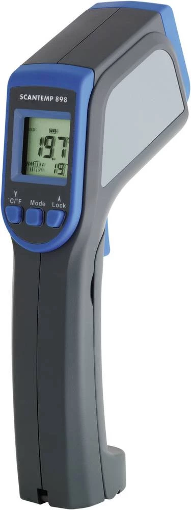 Kalib. ISO-TFA ScanTemp 898 infracrveni termometar, optika 12:1, područje mjerenja -60 do 500 °C slika