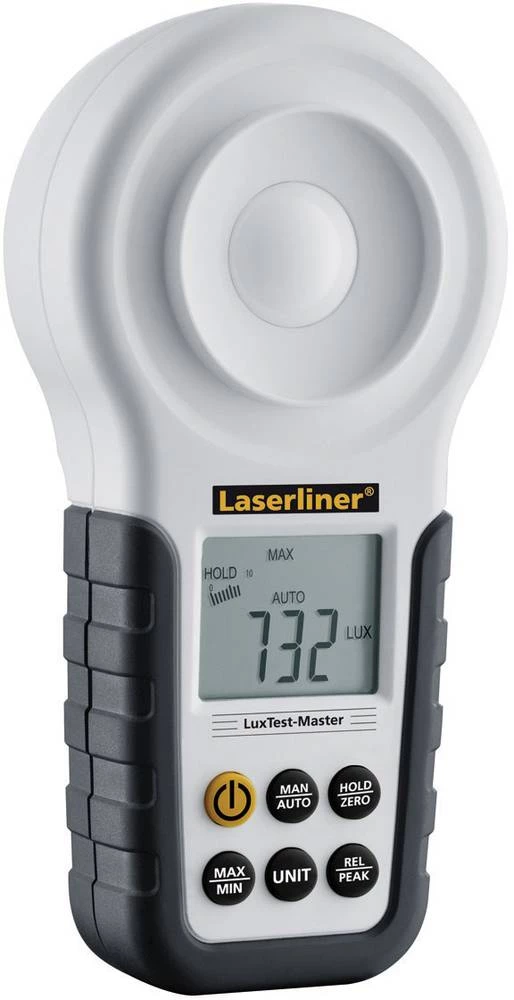 Kalib. ISO-Luksmetar, mjerač svjetline, mjerač osvjetljenja LaserlinerLuxTest-Master, 20-200.000 lx 082.130A slika