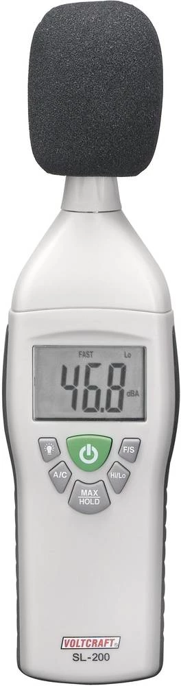 VOLTCRAFT SL-200 mjerni uređaj za razinu zvuka, mjerač buke 31.5 Hz - 8 kHz ISO kalibriran slika