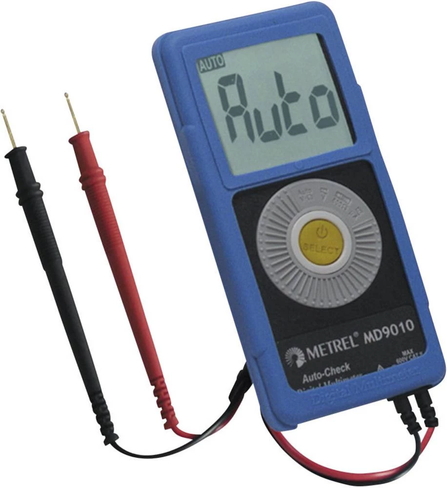 Ručni multimetar digitalni Metrel MD 9010 kalibriran prema: DAkkS CAT II 600 V zaslon (brojevi): 6000 slika