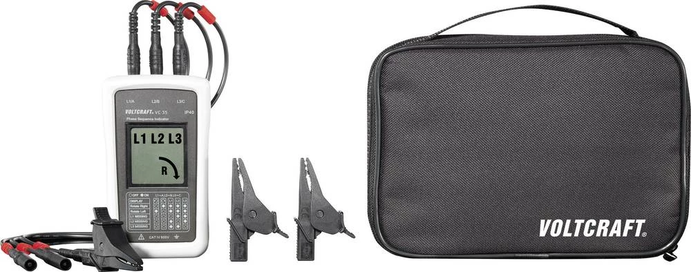 VOLTCRAFT VC35 tester rotirajučeg polja CAT IV 600 V - DAkkS kalibriran slika