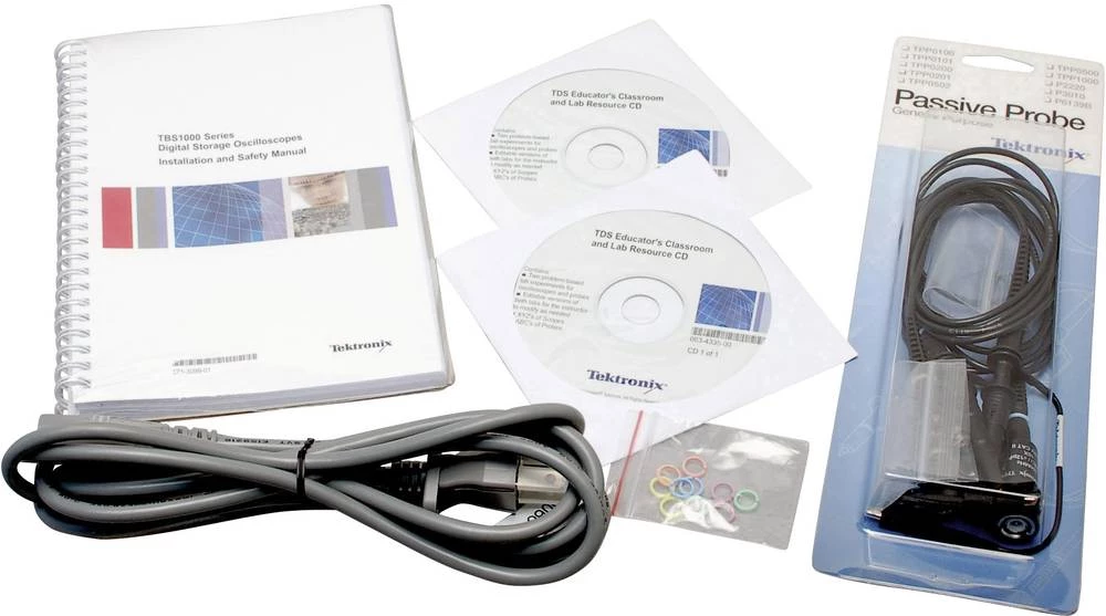 Digitalni osciloskop Tektronix TBS1052B-EDU 50 MHz 2-kanalni 1 GSa/s 2.5 kpts 8 bita kalibriran prema: DAkkS digitalna memorija slika