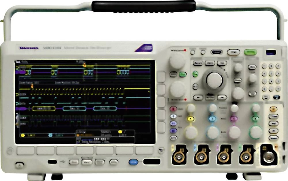 Digitalni osciloskop Tektronix MDO3034 350 MHz 4-kanalni 2.5 GSa/s 10 Mpts 11 bita kalibriran prema: DAkkS digitalna memorija (D slika