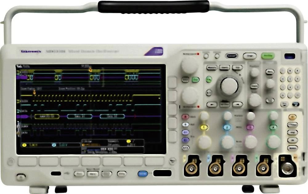 Digitalni osciloskop Tektronix MDO3054 500 MHz 4-kanalni 2.5 GSa/s 10 Mpts 11 bita kalibriran prema: DAkkS digitalna memorija (D slika