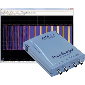 Osciloskop-USB pico PicoScope 3205A 100 MHz 2-Kanal 250 MSa/s 16 Mpts 8 Bit kalibriran prema DAkkS (DSO), funkcijski generator, slika