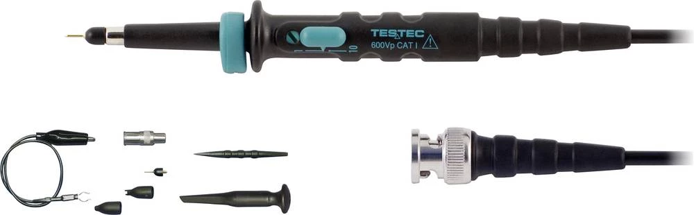 Sonda 15 MHz, 150 MHz kalibriran prema DAkkS 1:1, 10:1 600 V Testec TT-LF 312 slika