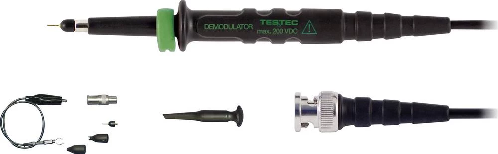 Sonda 950 MHz kalibriran prema DAkkS 1:1 200 V/DC, 50 V/AC Testec TT-DE 112 slika