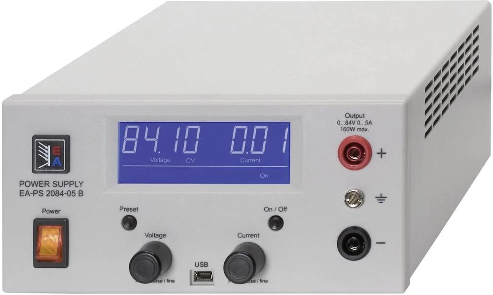 Laboratorijski naponski uređaj, podesiv EA Elektro-Automatik EA-PS 2042-20B 0 - 42 V/DC 0 - 20 A 320 W USB daljinski upravljan b slika