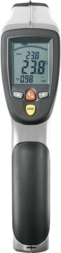 Infracrveni termometar VOLTCRAFT IR-2200-50D optika 50:1 -50 do +2200 °C pirometar kalibriran prema: DAkkS slika