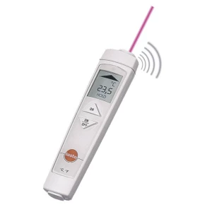 IR termometer testo testo 826-T2 optika 6:1 -30 do +300 C kalibriran prema: DAkkS slika