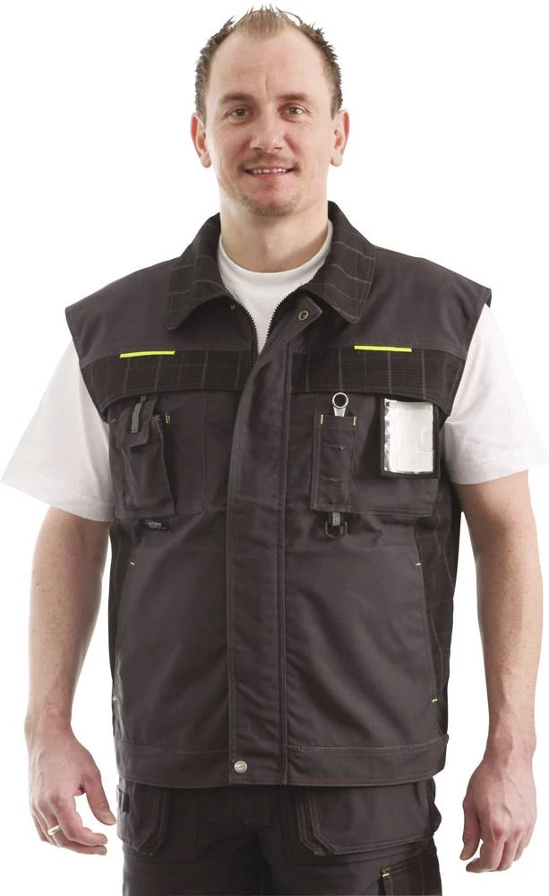 Profi-X 4307 prsluk, veličina: L sive boje slika