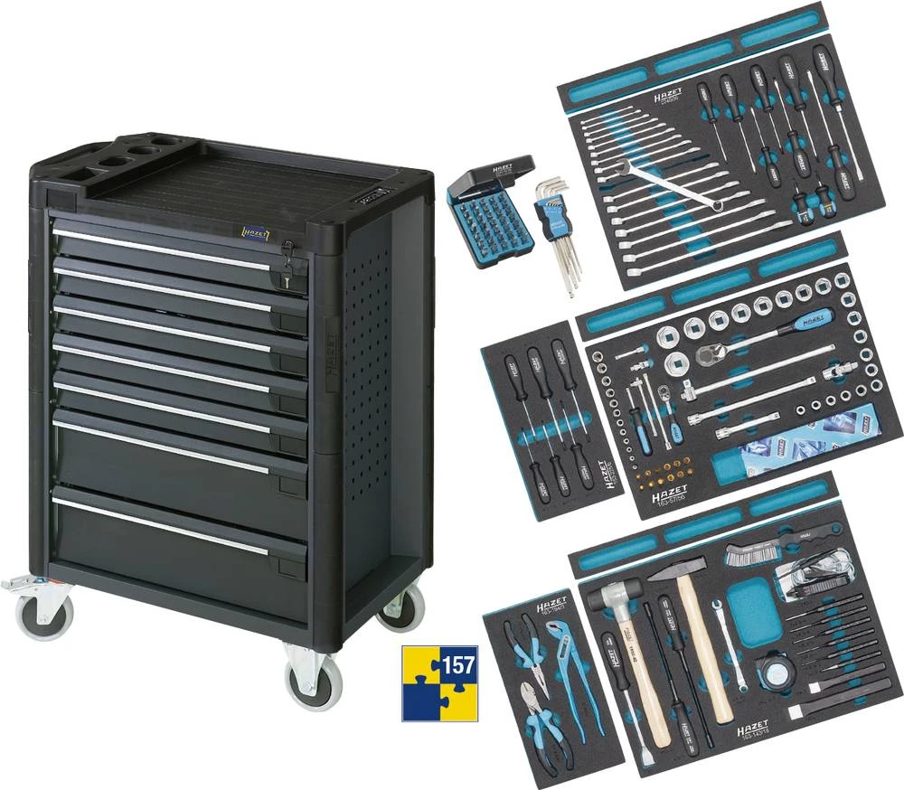 BMW osnovni asortiman alata za vozila 157-dijelni set 179-7-RAL7016/157 Hazet slika