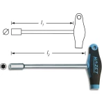 Radionički nasadni odvijač Hazet veličina ključa (metrički): 7 mm duljina oštrice: 230 mm