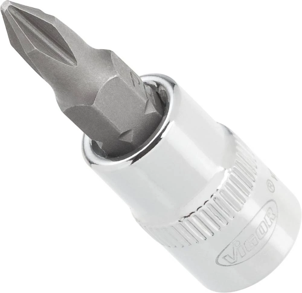 Križni Phillips bit-nasadni ključ PH 1 1/4" (6.3 mm) Vigor V2436 slika
