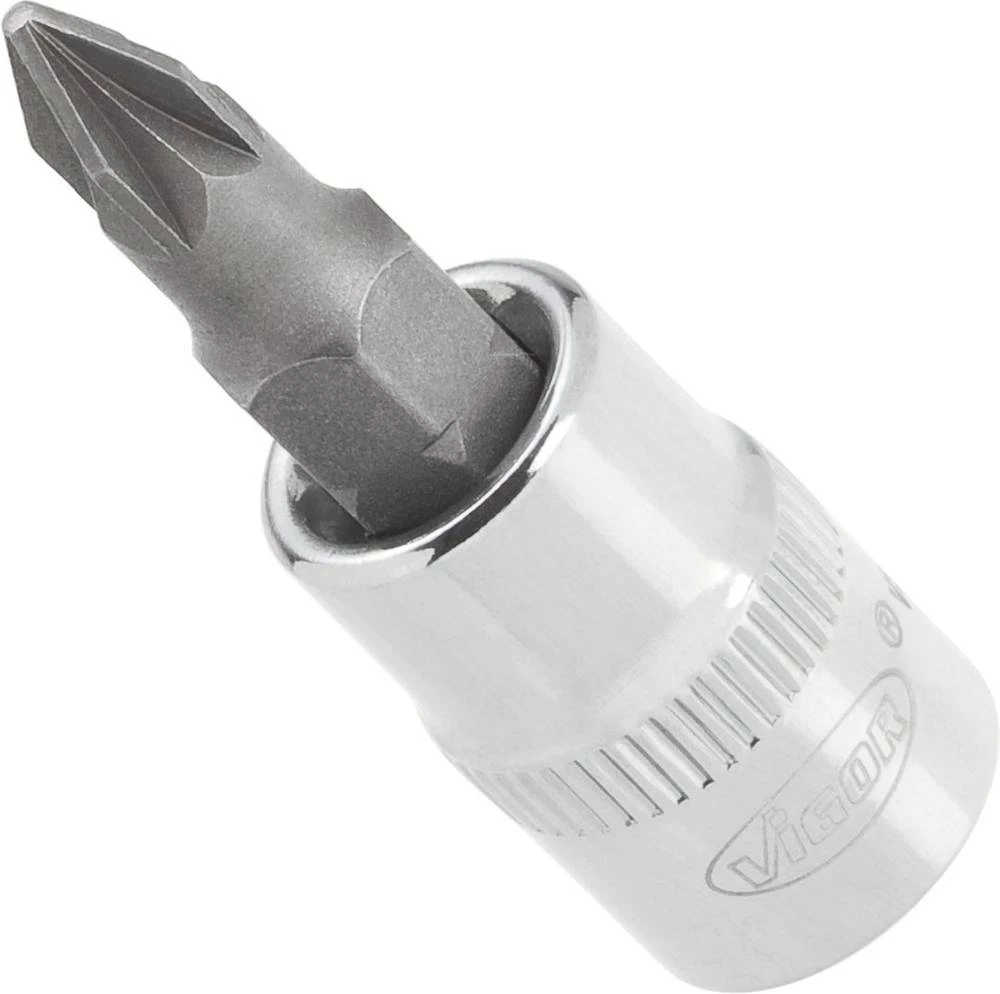 Križni Pozidriv bit-nasadni ključ PZ 2 1/4" (6.3 mm) Vigor V2440 slika
