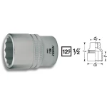 Vanjski šesterokutni nasadni ključ 33 mm 1/2" (12.5 mm) dimenzija proizvoda, dužina 50 mm Hazet 900Z-33