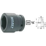 Vanjski šesterokutni snažni nasadni ključ 30 mm 3/4" (20 mm) dimenzija proizvoda, dužina 54 mm Hazet 1000S-30