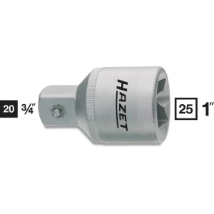 Adapter za nasadni ključ, pogon (odvijač) 1" (25 mm) pogon 3/4" (20 mm) 70 mm Hazet 1158-2 slika