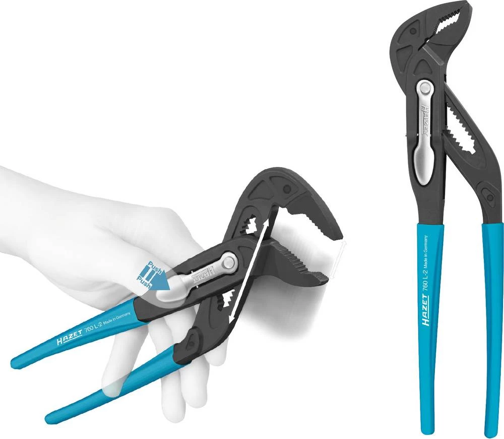Vodoinstalaterska kliješta 50 mm 260 mm Hazet 760L-2 slika