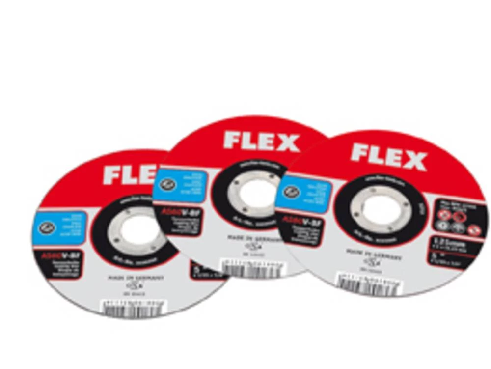 Disk za rezanje 10-dijelni set, nehrđajući čelik Flex 349836 promjer 125 mm 10 kom. slika