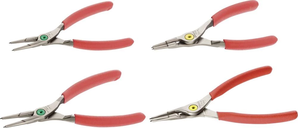 Set kliješta za seger osigurače, pogodna za unutarnje i vanjske prstene 12-25 mm, 19-60 mm 10-25 mm, 19-60 mm šiljasti oblik, ra slika