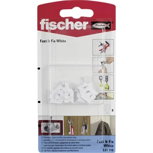 Fischer zidne kuke Fast & Fix White K 8 kom. slika