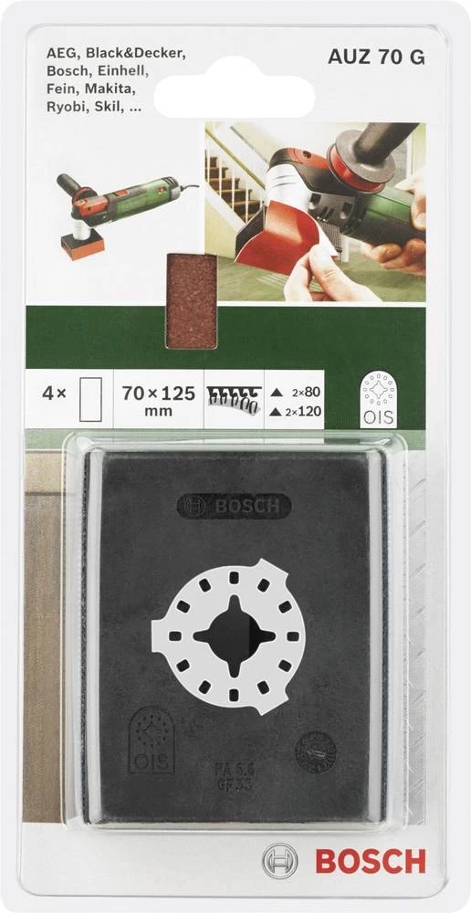 Brusni profil Bosch AUZ 70 G 2609256D18 pogodan za robnu marku Fein, Makita, Bosch, Milwaukee, Metabo 1 kom. slika