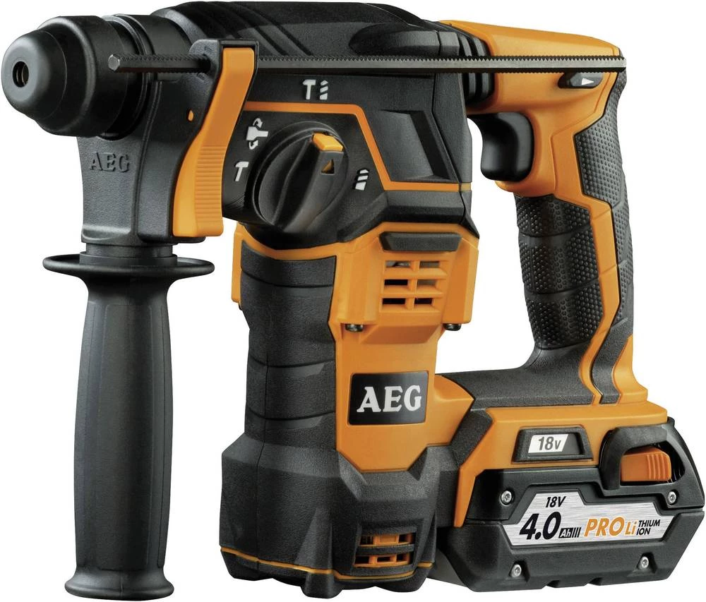 AEG Powertools BBH18 /4.0 Ah SDS-Plus akumulatorski kombinirani čekić, čekić bušilica 18 V 4 Ah Li-Ion uklj. 2 akumulatora, uklj slika