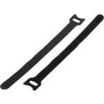 Kabelska vezica s čičkom za vezanje, prianjajući i mekani dio (D x Š) 250 mm x 13 mm crna Basetech 98001c371 1 kom.