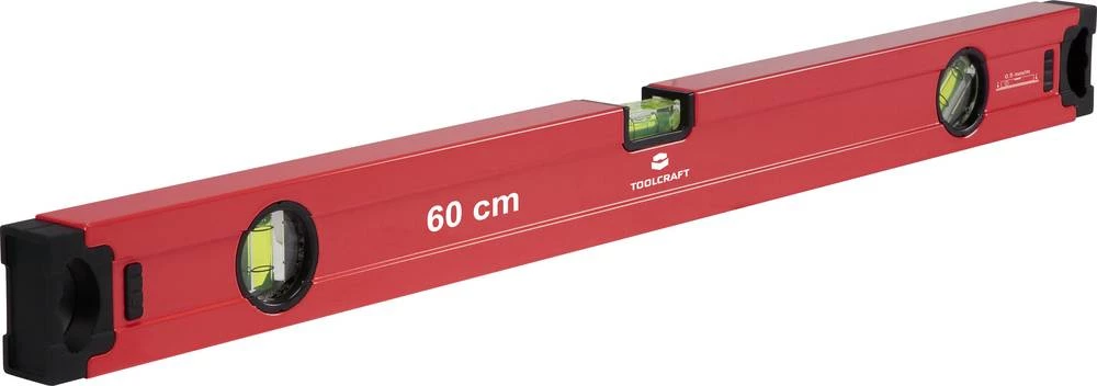 Libela od lakog materijala 60 cm TOOLCRAFT 1370256 0.5 mm/m kalibrirana prema tvorničkim standardima slika