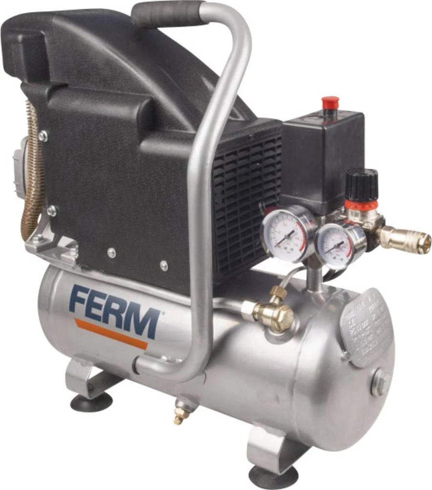 Ferm CRM1044 kompresor, zapremina spremnika 8 l 8 bara slika