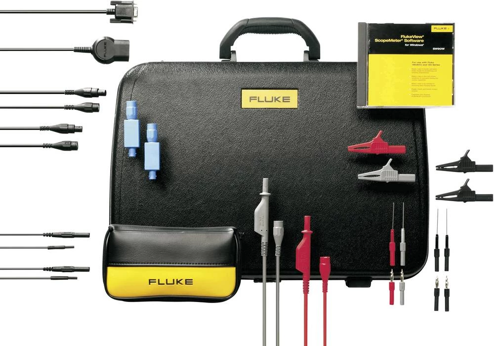 Komplet sigurnosnih mjernih vodova [ ispitni vrh, stezaljke, BNC utikač, utikač 4 mm - ženski utikač 4 mm, utikač 4 mm, BNC žens slika