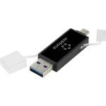 USB čitač kartice za pametni telefon i tablet računalo Renkforce crna USB 3.0, Micro USB 2.0