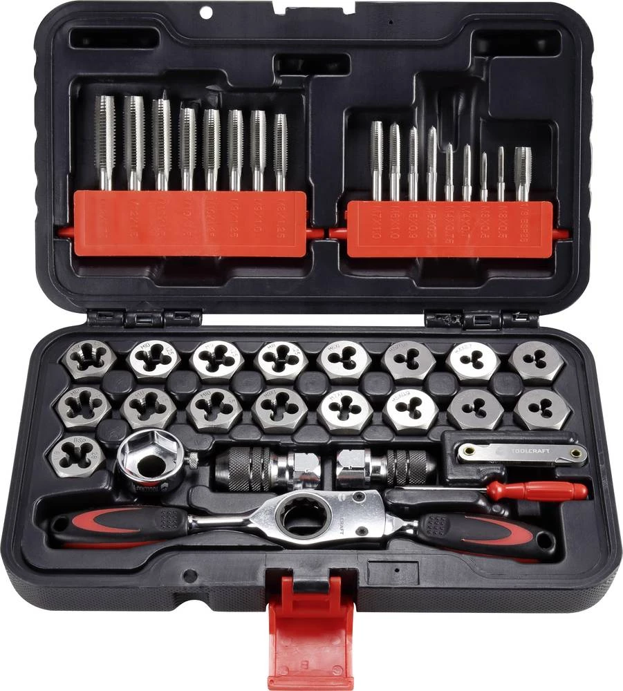 Set nareznica i ureznica 40-dijelni set krom-vanadij čelik TOOLCRAFT 1377559 slika