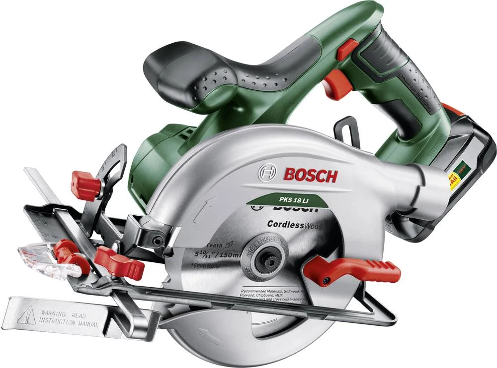 Bosch PKS 18 LI akumulatorska kružna pila 18 V 150 x 16 mm slika