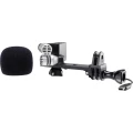Mikrofon za kameru Renkforce GM-01 vrsta prijenosa: žičani, uklj. kopča, uklj. zaštita od vjetra slika