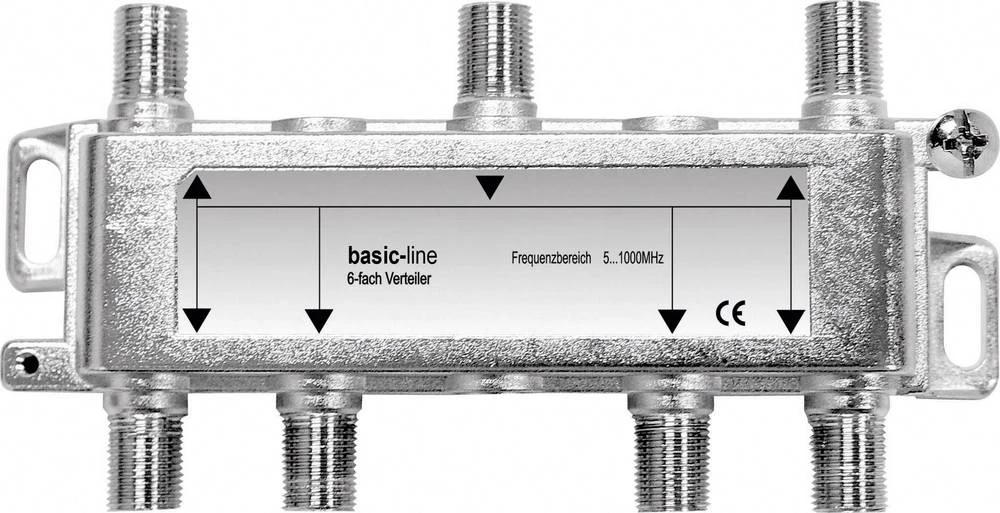 Kabelski TV razdjelnik Renkforce 6-dijelni 5 - 1006 MHz slika