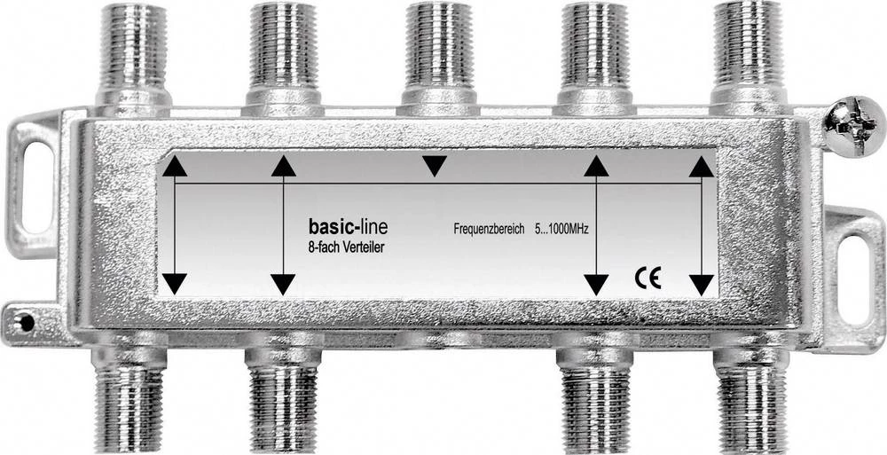 Kabelski TV razdjelnik Renkforce 8-dijelni 5 - 1006 MHz slika