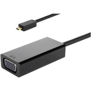 HDMI / VGA adapter [1x HDMI utikač D micro - 1x VGA utičnica] crne boje Renkforce slika
