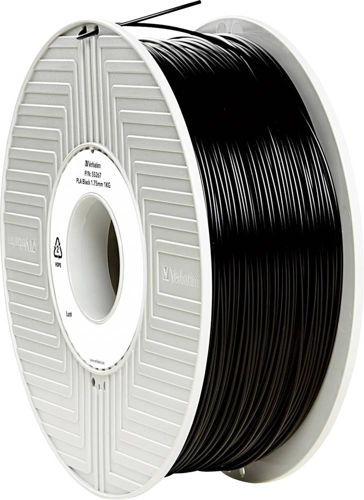 Filament Verbatim 55267 PLA 1.75 mm crne boje 1 kg slika
