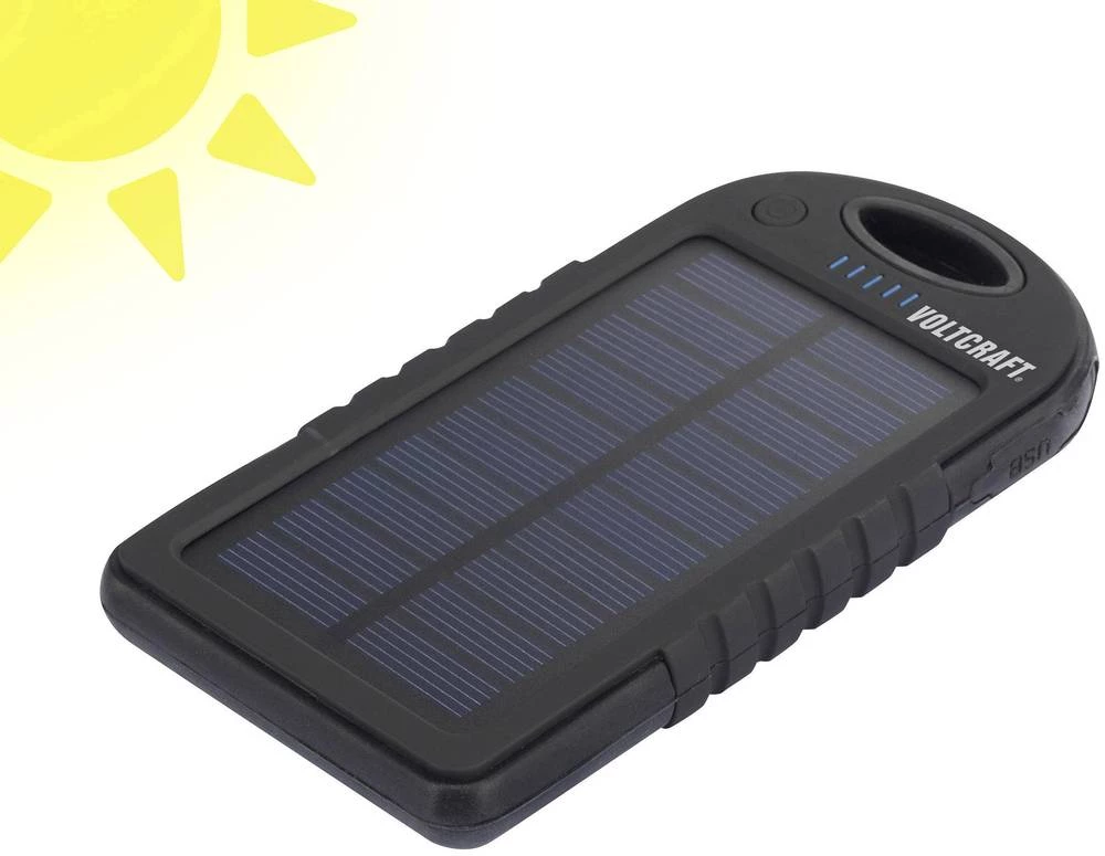 Solarni punjač VOLTCRAFT SL-10 4268c6 struja punjenja solarna baterija 200 mA kapacitet (mAh, Ah) 5000 mAh slika