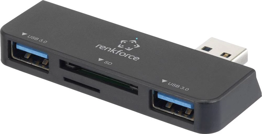 Renkforce USB 3.0 hub & čitač kartica za Microsoft Surface slika