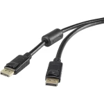 DisplayPort priključni kabel [1x DisplayPort utikač - 1x DisplayPort utikač] 1.80 m crni Renkforce
