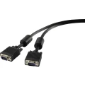 SVGA priključni kabel [1x VGA-utikač - 1x VGA-utikač] 1 m crni Renkforce slika