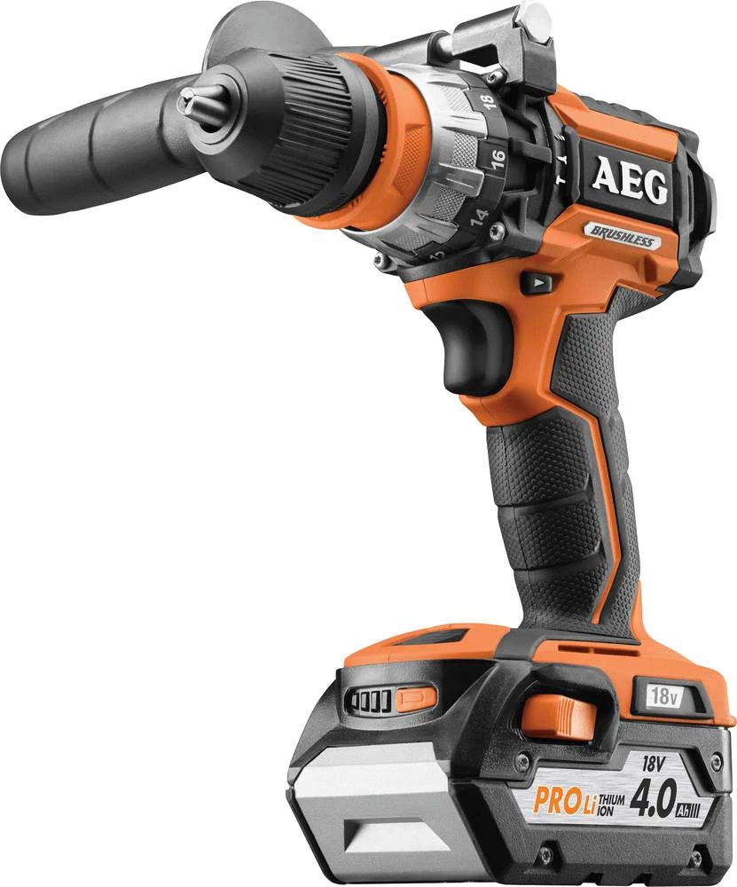 AEG Powertools BSB18CBL-402C udarna bušilica i odvijač na bateriju 18 V 4 Ah Li-Ion uklj. 2 akumulatora, uklj. kovčeg slika