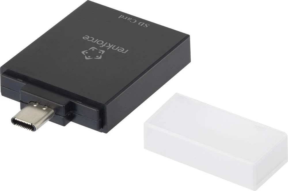Vanjski čitač memorijskih kartica USB-C Renkforce CR39e-USB crni slika
