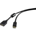 DisplayPort produžni kabel [1x DisplayPort utikač - 1x DisplayPort utičnica] 1.80 m crni Renkforce